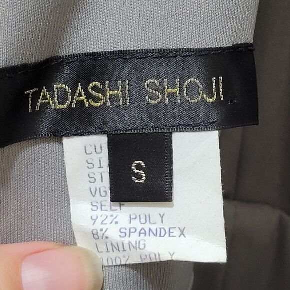 Tadashi Shoji Antique Gold Lamé Gown - Picture 6 of 16